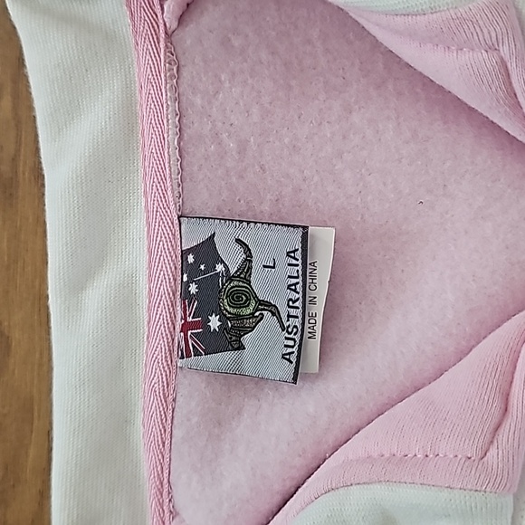 Australia Sweat Jacket Pink Size Large - Picture 4 of 6